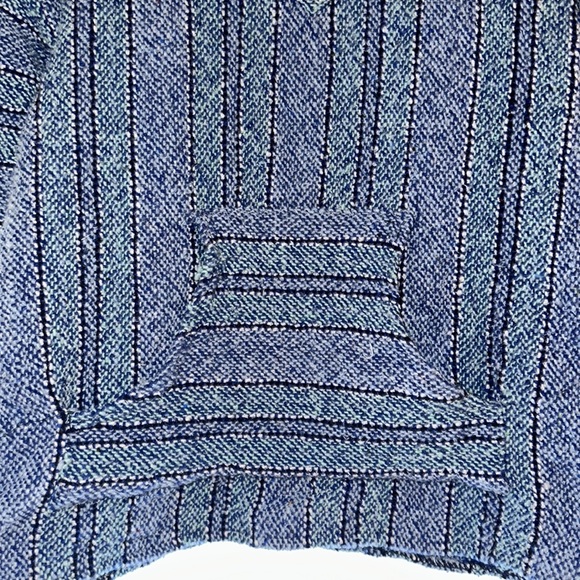 Youth Large boho Mexican poncho - Picture 4 of 7